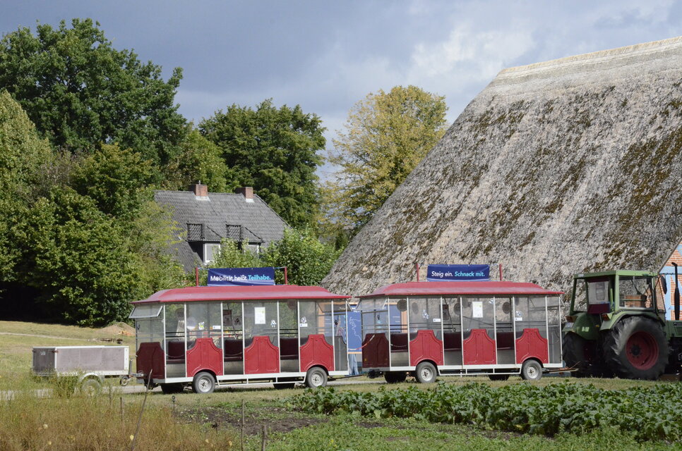 Ein Mitmach-Element im Freilichtmuseum Molfsee.