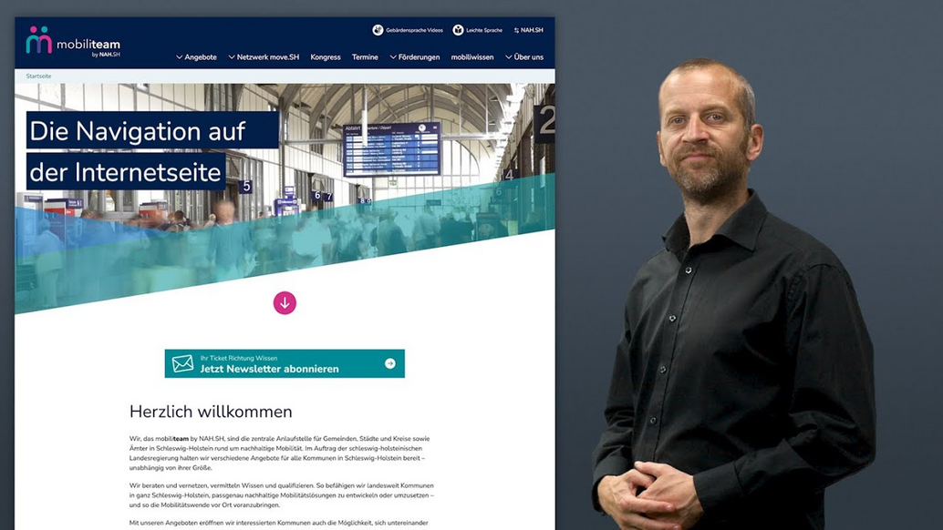 mobiliteam – Die Navigation auf der Internetseite Video Preview